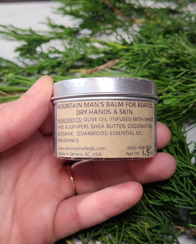 Mountain Man's Balm for Beards & Dry Hands