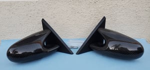 Image of EC WORKS Style 88-91 CIVIC 3DR Hatch Racing Mirror Complete Set