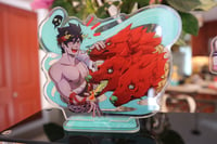 Image 1 of Zagreus and Cerberus Small Standee