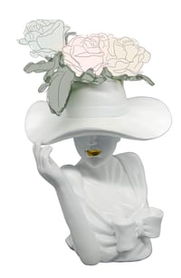 Image 2 of Ceramic Flower Vase, Creative Elegant Woman