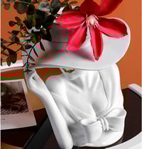 Image 1 of Ceramic Flower Vase, Creative Elegant Woman