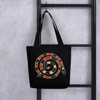 Image 4 of All-Over Print Tote Coral Snake