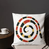 Image 5 of Premium Pillow 18x18 Coral Snake