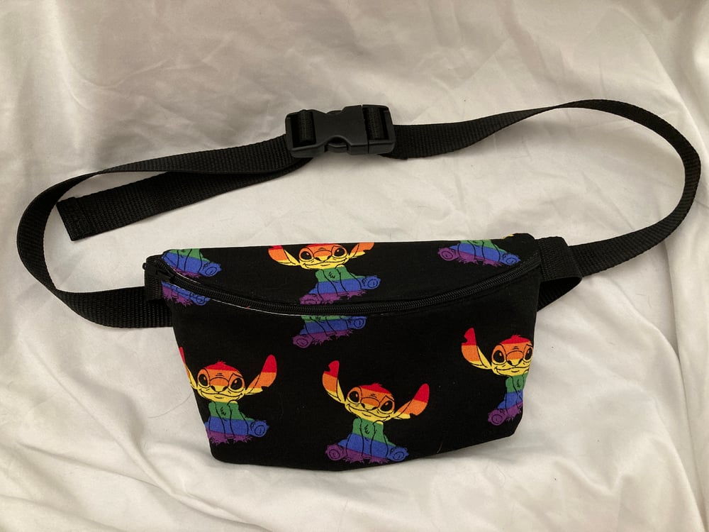 Image of SALE - Rainbow Alien Fanny Pack