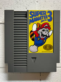 Image 2 of “Super Manatee Bros 3” Old Skool game cartridge 