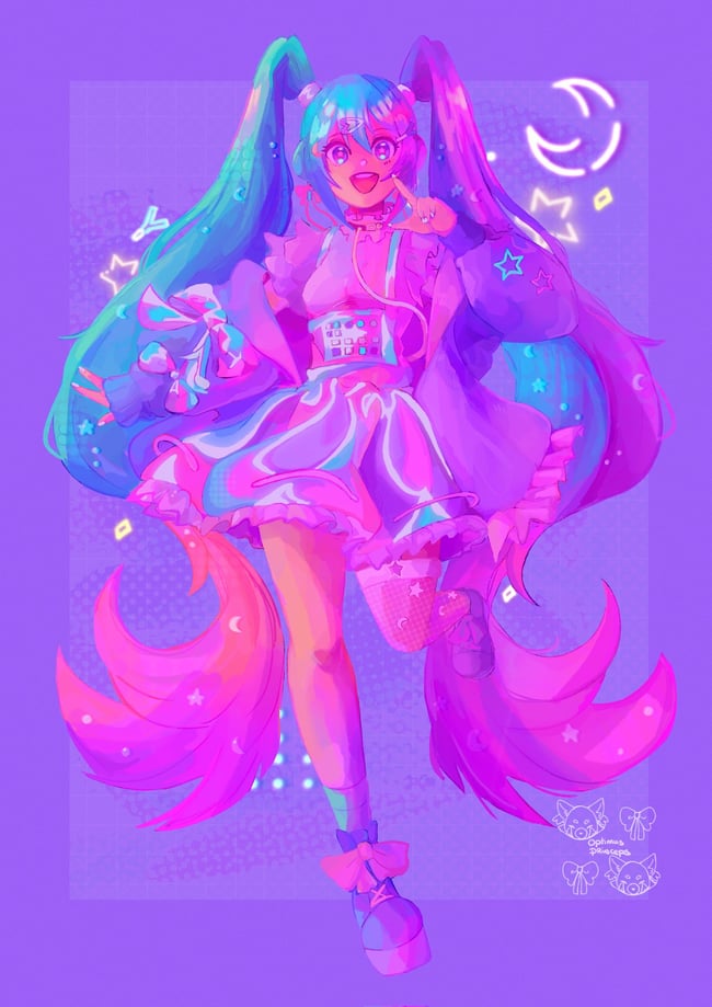 A4 Miku Print