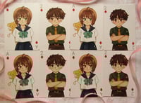 Image 1 of SAKURA CARD CAPTOR POKER CARDS
