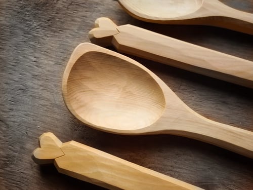 Image of PRE ORDER Huon Pine Apology Cooking Soulspoon