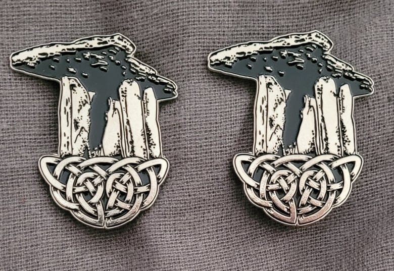 Image of Clocha Ársa(II) Limited edition shaped enamel pin 