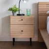 Japandi Oak Bedside Table