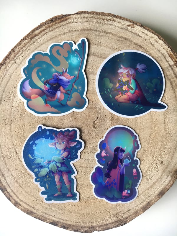Image of Sticker Set Magic friends