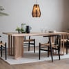 Japandi Oak Large Dining Table