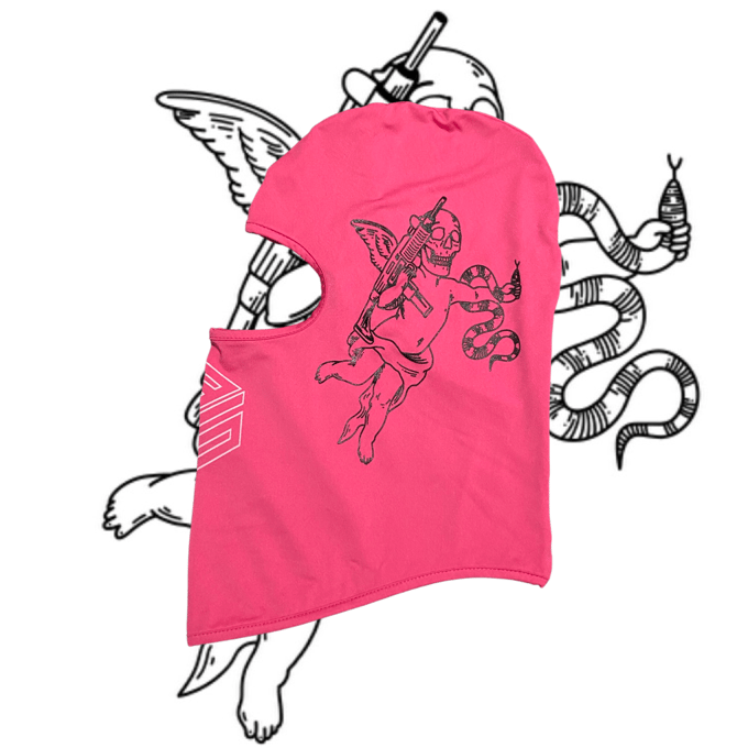Image of No snakes ski mask (hot pink)