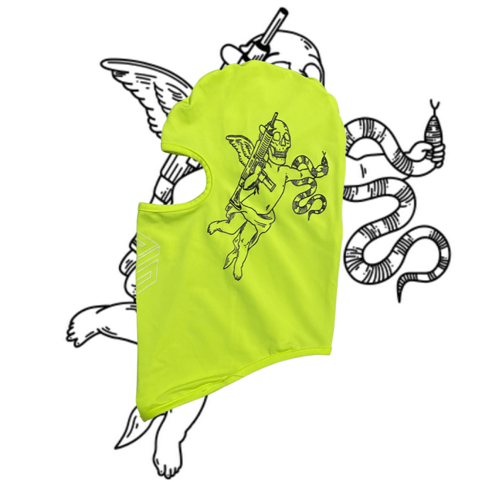 Image of No snakes ski mask  (frozen yellow)