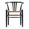 Black Wishbone Chairs - Pair