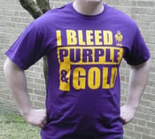 Image of I BLEED PURPLE & GOLD T-shirt