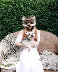 Image 1 of Wild Coyote Faux Fur Mask