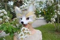 Image 1 of Faux Fur Fennec Fox Mask