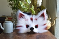 Image 1 of Faux Fur Kitsune Fox Mask