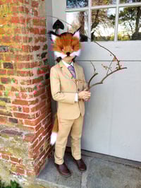 Image 1 of Children's Faux Fox Fur Mask