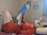 Image 1 of Orange Tabby Faux Fur Mask