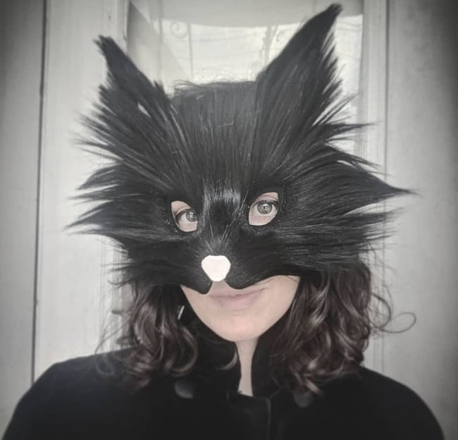 Faux Fur Cosplay Costume, Furry Mask Cat Cosplay