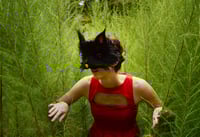 Image 2 of Faux Fur Black Cat Mask