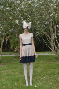 Image 2 of Faux Fur Fennec Fox Mask