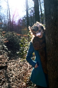 Image 2 of Faux Fur Wildcat Mask