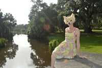 Image 2 of Blonde Fox Faux Fur Mask