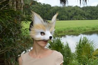 Image 3 of Faux Fur Fennec Fox Mask