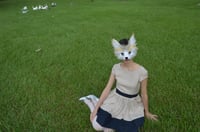 Image 4 of Faux Fur Fennec Fox Mask