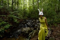 Image 3 of White Rabbit Mask