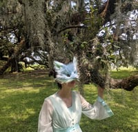 Image 5 of Ice Blue Mint Fox Mask