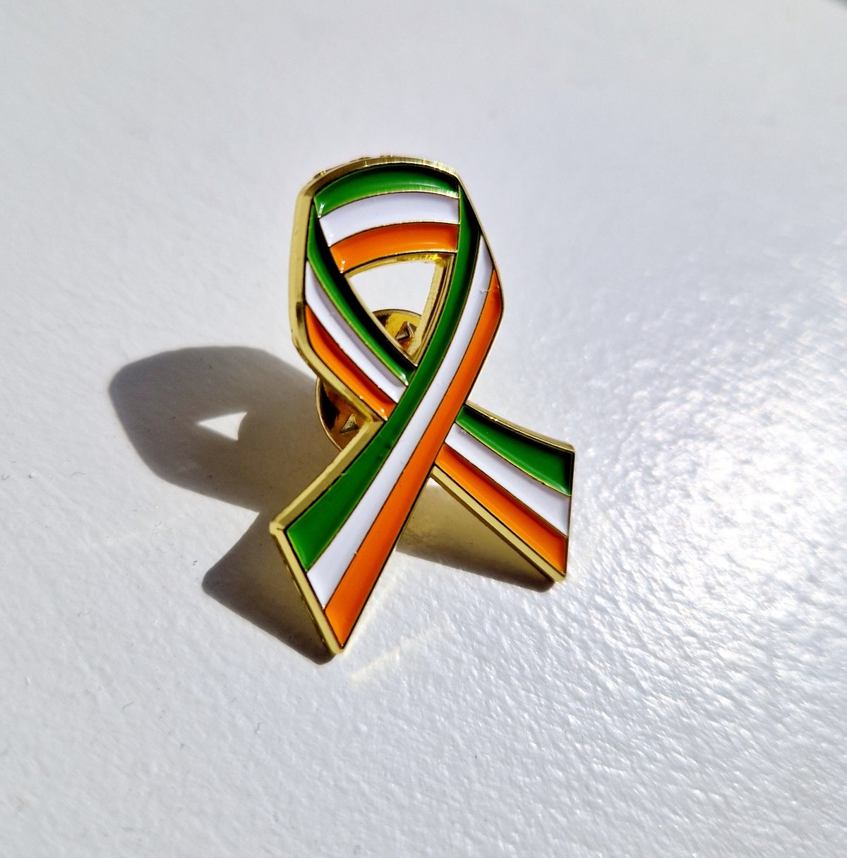 Tricolour Ribbon Pin Badge Proclamation Prints