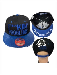 Image 4 of F**KIN' PROBLEMS Embroidered Adjustable Snapback for Men, Hip Hop Caps for Men