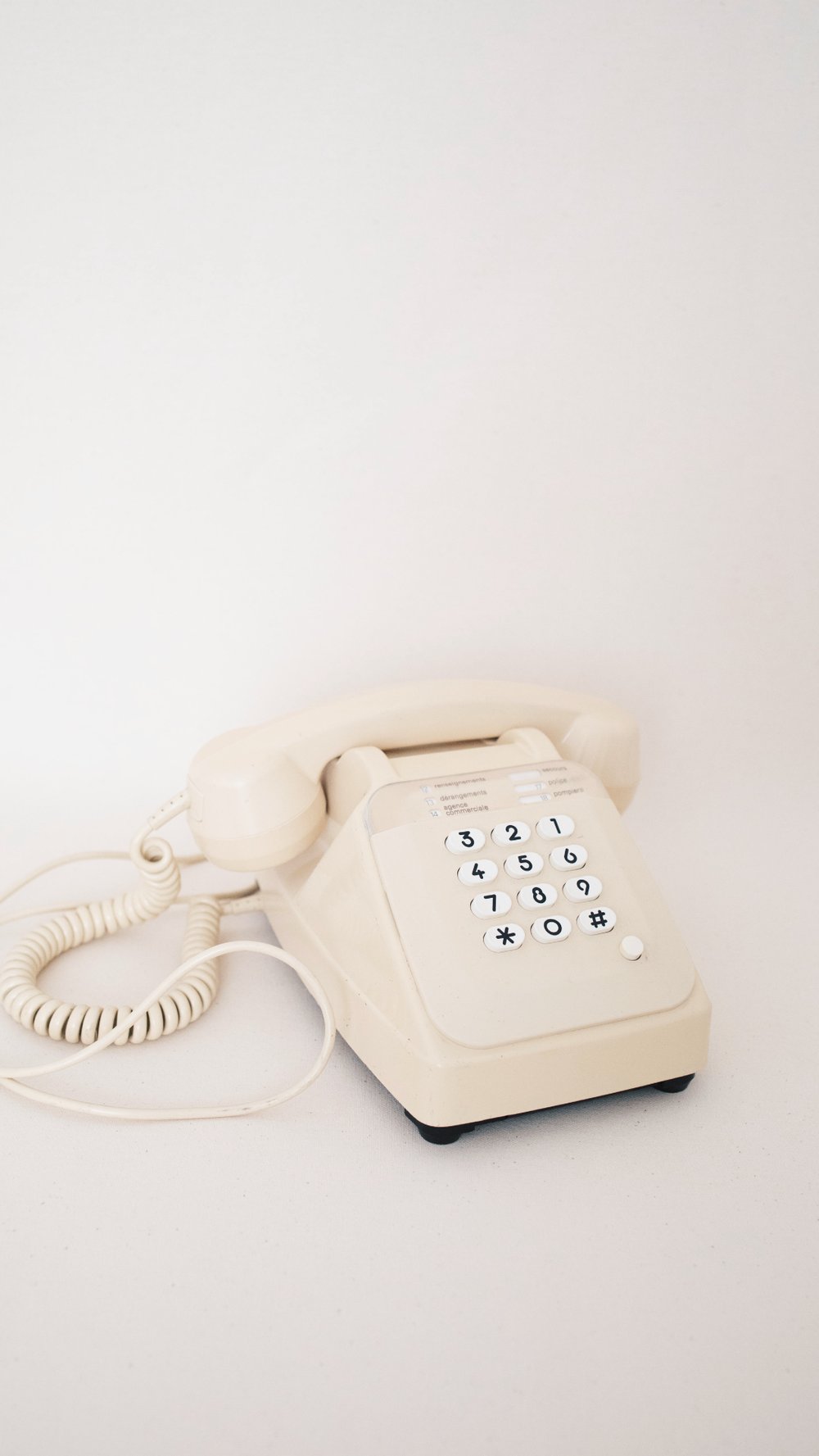 Vintage I Téléphone beige "Germaine"