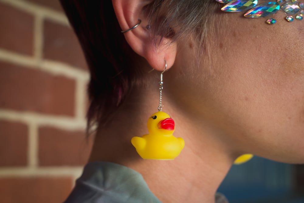 Rub-A-Dub-Duck Earrings
