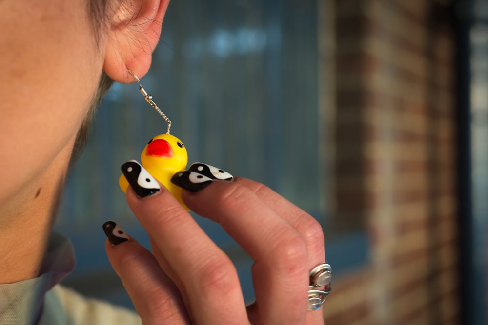 Rub-A-Dub-Duck Earrings