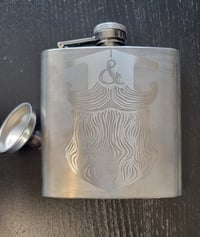 6oz Stainless Steel Flask w/ Filling Funnel 