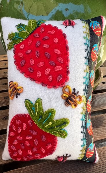 Image of NEW!  Berry Ewesful Pin Cushion Pattern