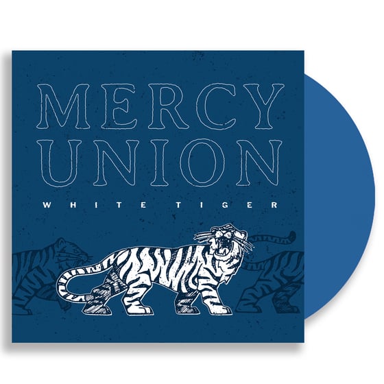 Image of Mercy Union - "White Tiger" LP (Prussian Blue) 