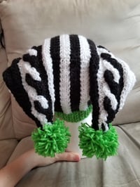 Image 2 of Beetlejuice Inspired Two Tail Hat