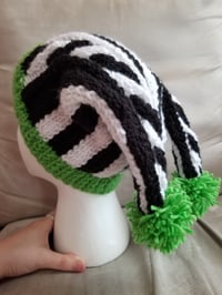 Image 1 of Beetlejuice Inspired Two Tail Hat