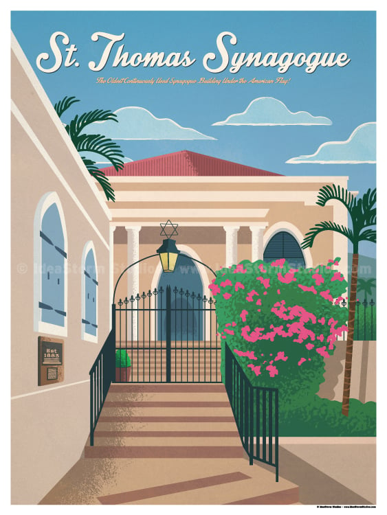 Image of St. Thomas Synagogue Poster