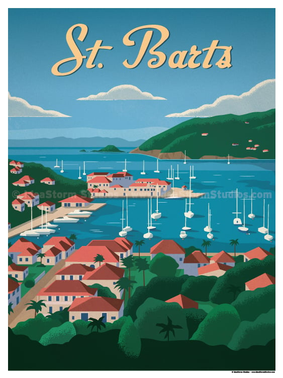 Image of St. Barts Poster