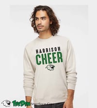 Cheer Raglan Crew Sweatshirt - Stone Heather