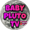 Image of Pink Baby Pluto Tv Sticker