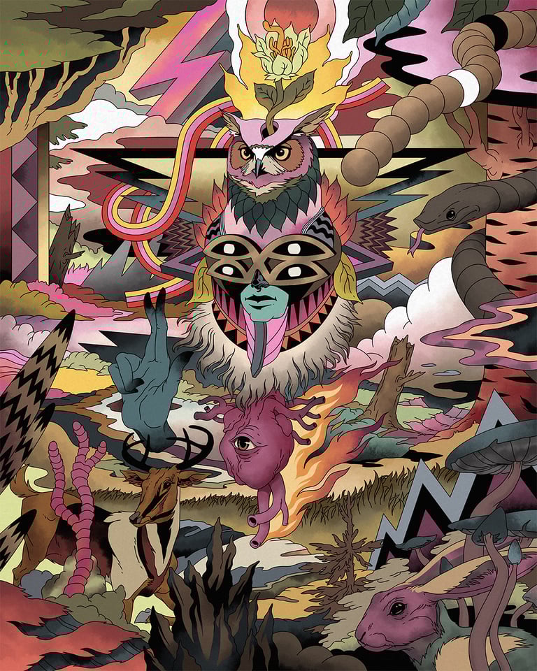 In the Garden Undivided - (11x14in) Print