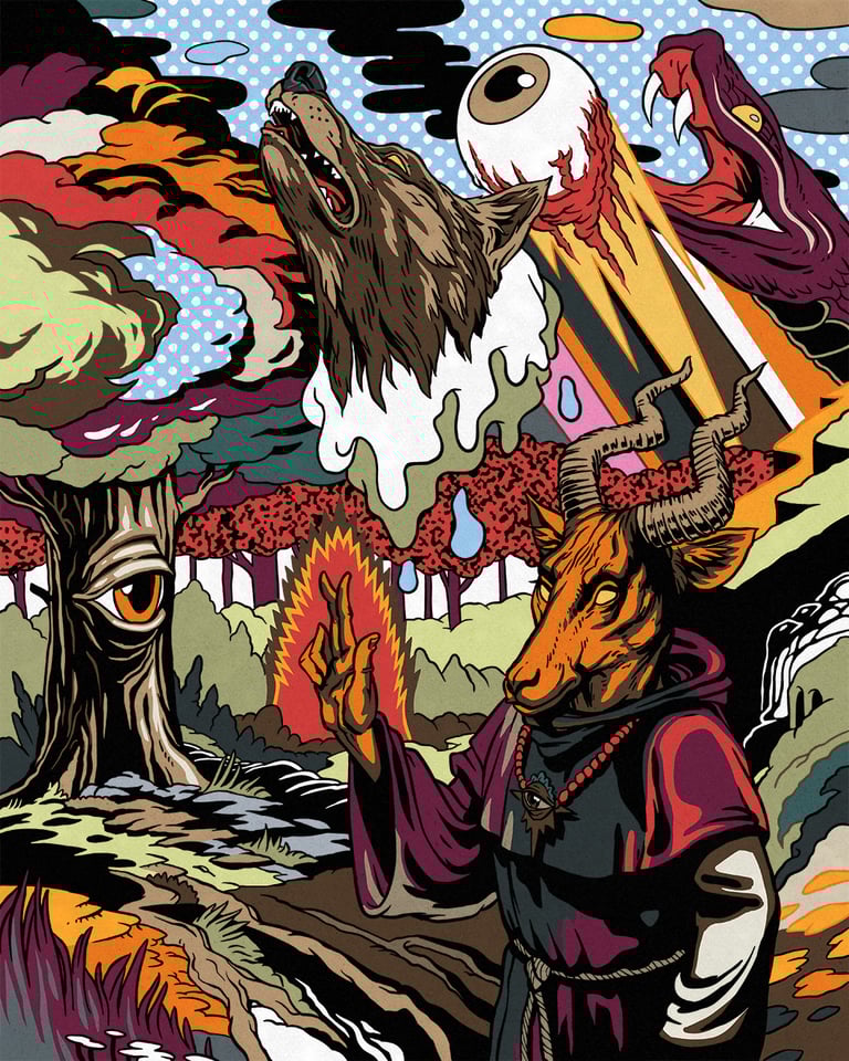 St. Francis of Assisi - (11x14in) Print